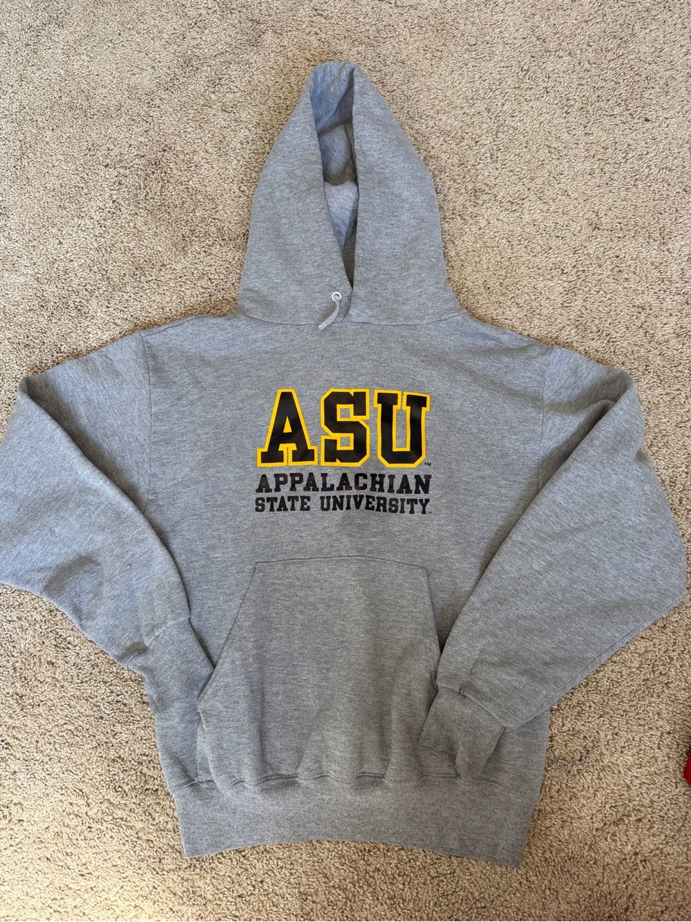 Jerzees Gray Super Sweats Sweatshirt Tag Detail